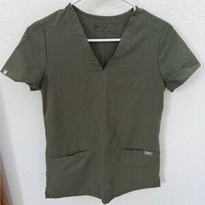 FIGS Moss casma XXS top